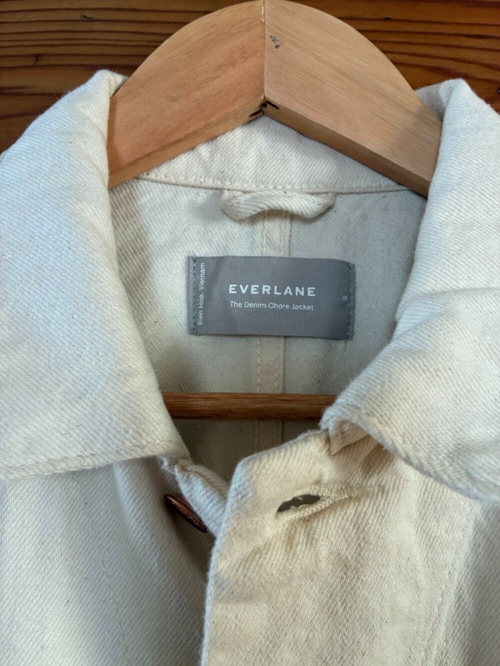 Everlane Denim Utility Jacket Chore Coat - Picture 3 of 5